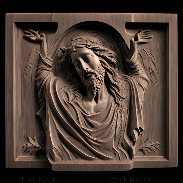 3D model st jesus (STL)